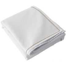 Nappe rectangulaire avec bordure jute lina