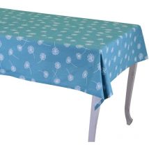 Nappe rectangulaire bleu pétrole Life cm140x240