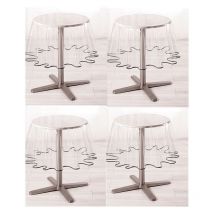 Nappe Imperméable Ronde transparente En pvc - d 180 Cm - anthracite
