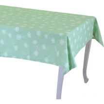 Nappe rectangulaire tissu vie vert d'eau cm140x240