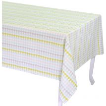 Nappe rectangulaire vert Londres 140x240 cm