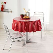 Nappe ronde 140cm Cristal transparent