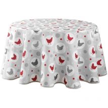 Nappe ronde antitache Plumette