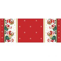 Nappe Toile cirée au mètre Noel tradition