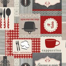 Nappe Toile cirée au mètre Marmite
