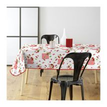 Nappe Toile Cirée 'Cerise' 140x240cm Rouge