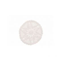 Napperon Mia Dentelles Coton Blanc - l 35 x l 35 x h 0 cm