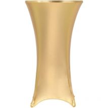 Nappes de table extensibles 2 pcs 80 cm Doré Vidaxl
