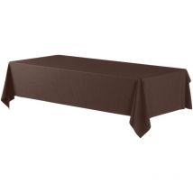 Nappes rectangulaires en plastique sans bpa, nappe de table à manger rectangulaire pour fêtes, pique-nique, camping et extérieur, jetables ou