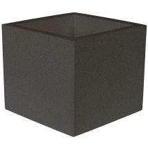 Newgarden Be Happy! - narciso 40 Jardinière carrée d'intérieur et d'extérieur pour plantes et fleurs très résistante aux intempéries. Fabriqué en