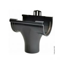Nascita con incastro pvc ardesia Girpi Dév.16 cm Diam.50 mm Girpi