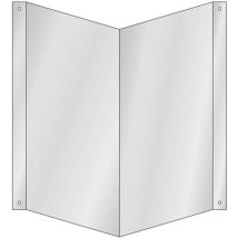 Nasenschild Wandmontage für vier Symbole, Typ: 02200