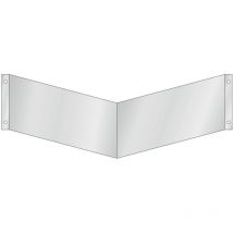 Hoffmann - Nasenschild Wandmontage für zwei Symbole groß, Typ: 01300