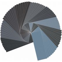 Mumu - Nass-Trocken-Schleifpapier 400 600 800 1000 1200 1500 2000 2500 3000 Schleifkorn-Sortiment 23 x 9 cm für Auto-Schleifen Möbel Holz Metall