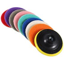 Eosnow Nasse Diamant-Polierpads, Schleifscheiben für Granit, Beton, Marmor, Politur, 100 mm