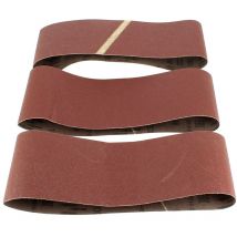 Nastri abrasivi 75x457 100g per 3 per levigatrice a disco