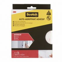 2 nastri grip adesivi bianchi per interni Scotch L.450 x l.19 mm Scotch