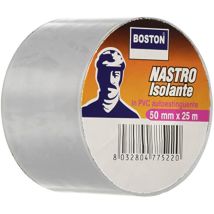 Nastro isolante bianco 50mm – 25m – PVC plasticato – Resistente all'abrasione e agli olii