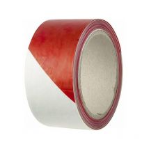 Novap - Nastro in plastica rosso/bianco da 100 m