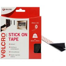 Brand Nastro Riapribile Adesivo Nero 20 mm x 5 m - Velcro