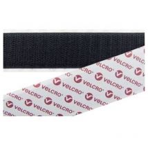 E08810033011425 Nastro a strappo da incollare Parte rigida (l x l) 25000 mm x 100 mm Nero 25 m - Velcro