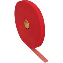 T0605013391125 Nastro a strappo per raggruppare Lato morbido e lato rigido (l x l) 25000 mm x 50 mm Rosso 25 m - Fastech