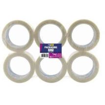 Nastro Adesivo 50mm X 66mt In Ppl - Sylene - Trasparente (6 Pezzi)