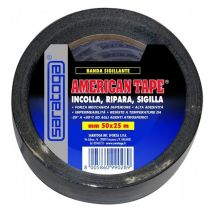 American tape nastro telato americano rinforzato nero