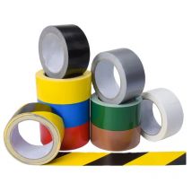 Nastro Americano telato plastificato per riparazioni 38mm x 25 Metri in 8 colori Packaging - Colore Grigio - 38mm x 25 Metri