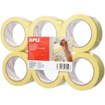 Apli - Nastro Da Pittore 48 Mm X 45 M, Confezione Da 6