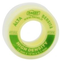 Nastro p.t.f.e teflon oro h 12 mm x 12 m Facot