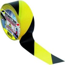 Syrom - nastro adesivo giallo/nero mm.50x33mt.