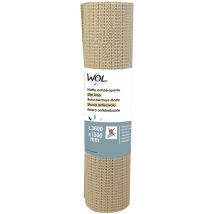 Natte antidérapante tapis wol Coloris - Beige