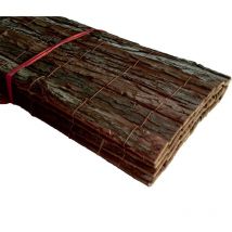 Natte brise vue en écorce naturelle de sapin Werka Pro 1 x 3m