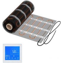 Warmon - Natte chauffante classic light 100 W/m² avec Thermostat mcs 450 Intelligent WiFi Tactile blanc - 6 m²