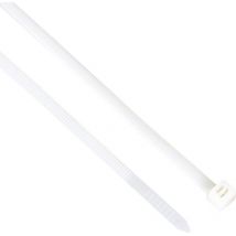 Natural Cable Ties 4.8 x 200mm, Pack of 100 - Edison
