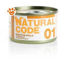 Gatto Adulto, in Lattina 85gr 01 Filetto Pollo - Natural Code
