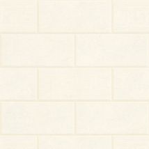 Stone tile wallpaper wall Profhome 343222 non-woven wallpaper slightly textured stone look matt cream white 7.035 m2 (75 ft2) - cream