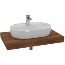 Naturel Hansgrohe Badezimmerset mit Dolce Waschbecken 80x8x50 cm Charleston Eiche KSETDO4