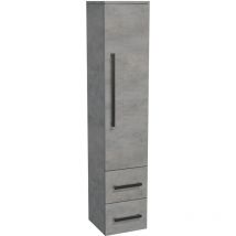 Naturel - Mobile bagno alto naturale Cube Way 35x163x33 cm in cemento (CUBE2V35BE)