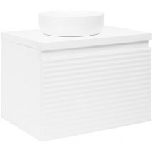 Naturel - Mobile bagno Savona Natural 78x43x44,8 cm bianco lucido (SAVONA80BID)