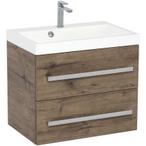 Naturel - Natural Cube Way 60x40 cm Mueble bajo con lavabo Wellington roble (CUBE260ZDW)