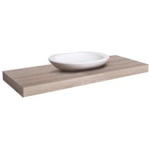 Naturel - Plaque sous lavabo Dolce 100x50 cm chêne bardolino DO10050DB