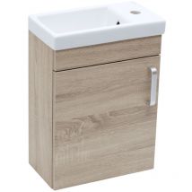 Vario Dekor Set Pensile 40x50cm, Rovere + Lavabo in ceramica (VARIO240DBDB) - Naturel
