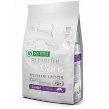 Biopin Nature - nature's protection Superior Care White Dogs Grain Free Junior Saumon - croquettes pour chiots - 10 kg