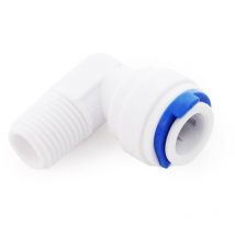 Naturewater adaptador-JACO 90° con 10 mm y rosca macho de 12,91mm (1/4") para equipos osmosis