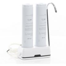 Naturewater - NW-2-CTOUF Filtre à eau potable – 190 x 85 x 295 mm – 210 l/h – avec Robinet – Cartouche sédiment pp et Charbon actif – Filtration