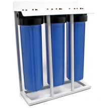 Naturewater - NW-BRL03-LS3 Filtre à eau potable à 3 étapes – 575 x 260 x 740 mm – 32,89 mm (1') – 720 l/h – avec Filtre à sédiments et bloc de