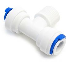 Raccordo Jaco a t per sistema a osmosi Filetto esterno 13,2mm 2 attacchi per tubo osmosi - Naturewater