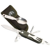 Navaja multiusos Joker cubiertos camping con mango de fibra 8 cm con funda JKR0123.